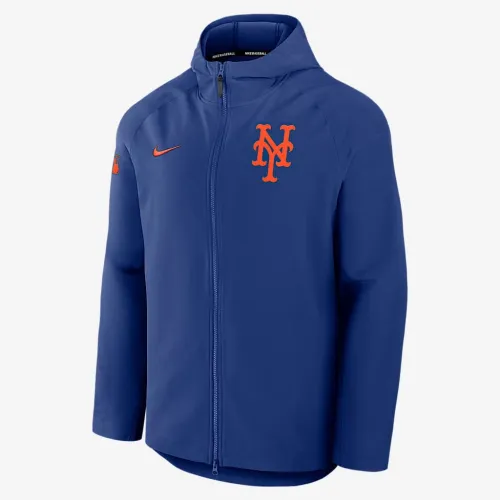 New York Mets Authentic Collection Men’s Nike Therma MLB Full-Zip Куртка блакитний