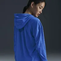 Nike женская Dri-FIT Long-Sleeve Softball Толстовка с капюшоном синий