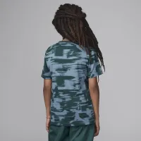 Nike Jordan MVP Big детские Motion Printed футболка цвет зеленый