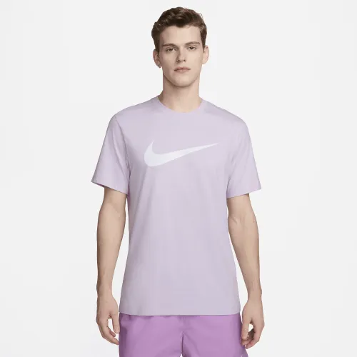 Nike Sportswear Swoosh чоловічі футболка колір фіолетовий