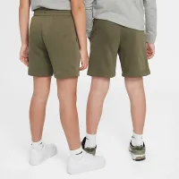 Nike Sportswear Club Fleece Big дитячі French Terry шорти колір зелений