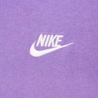 Nike Sportswear Club Fleece Big детские Pullover Толстовка с капюшоном цвет фиолетовый