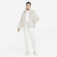 Nike Sportswear Plush жіноча Printed Faux Fur Куртка колір сірий