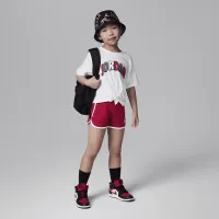 Nike Jordan Jumpman Twinkle Little дитячі French Terry шорти комплект колір червоний