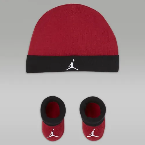 Nike Jordan Baby (0-9M) Hat and Booties набор цвет красный