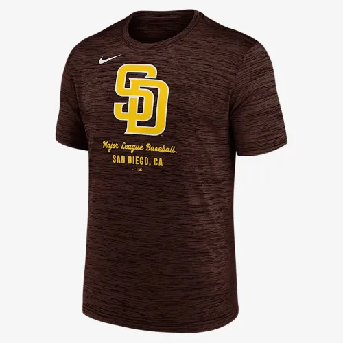 San Diego PaКостюм Velocity мужские Nike Dri-FIT MLB футболка цвет коричневый