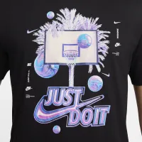 Nike чоловічі баскетбольні футболка колір чорний