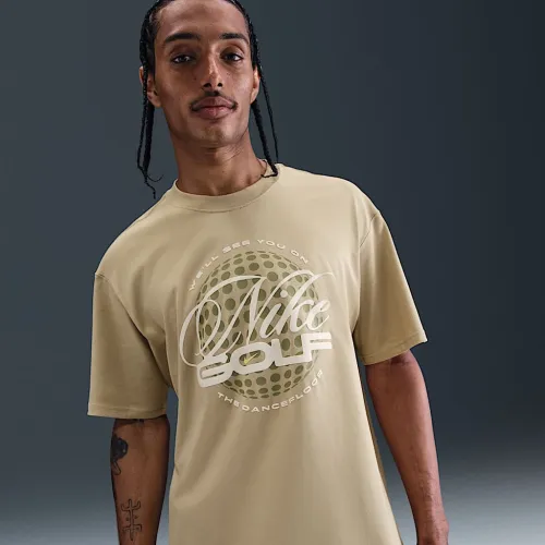 Nike чоловічі для гольфу футболка колір коричневий