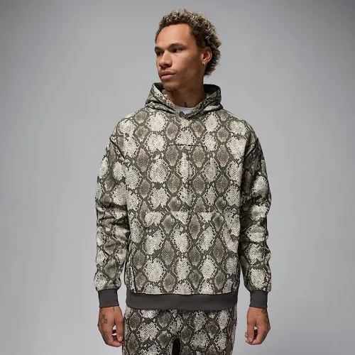 Nike Jordan Sport Hoop Fleece чоловічі Dri-FIT Printed Pullover Толстовка з капюшоном колір білий