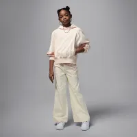 Nike Jordan Dri-FIT Sport Big дитячі Pullover Толстовка з капюшоном Pink