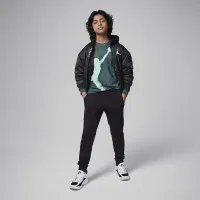Nike Jordan Big детские Jumpman Cement Long Sleeve футболка цвет зеленый