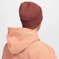 Nike Peak Swoosh Beanie цвет коричневый
