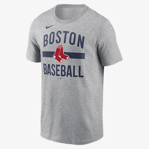 Boston колір червоний Sox Arched чоловічі Nike MLB футболка колір сірий