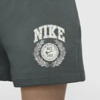 Nike Sportswear Club Fleece женская Mid-Rise Graphic шорты цвет зеленый