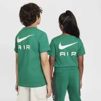 Nike Air Big детские футболка цвет зеленый