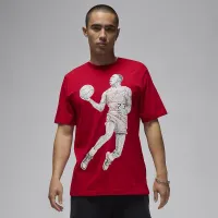 Nike Jordan мужские футболка цвет красный
