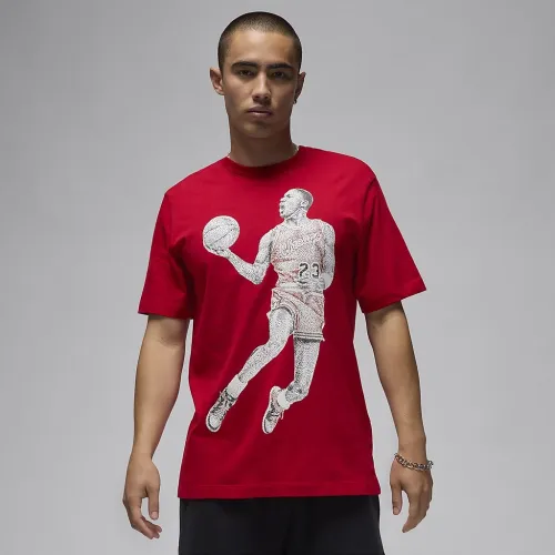 Nike Jordan чоловічі футболка колір червоний