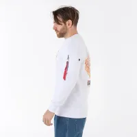 Кофта/футболка Alpha Industries NASA Davinci 13630309 - Белая