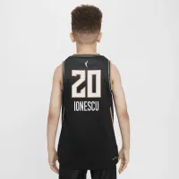 Sabrina Ionescu New York Liberty 2024 Explorer Edition Big дитячі Nike Dri-FIT WNBA Swingman Jersey колір чорний