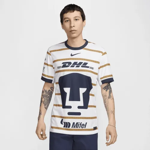 Pumas UNAM 2024/25 Stadium Home Men's Nike Dri-FIT Soccer Replica Jersey White