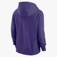 Baltimore Ravens Club женская Nike NFL Pullover Толстовка с капюшоном цвет фиолетовый
