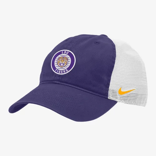 LSU Heritage86 Nike College Trucker Hat колір фіолетовий