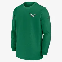 Philadelphia Eagles Logo Coach Men’s Nike NFL Long-Sleeve Top колір зелений