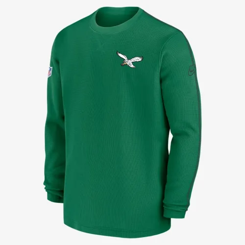 Philadelphia Eagles Logo Coach Men’s Nike NFL Long-Sleeve Top колір зелений