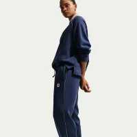 Nike Sportswear Phoenix Fleece жіноча оверсайз З високою талією Graphic Pants блакитний