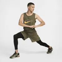 Nike мужские Dri-FIT Fitness Tank цвет зеленый