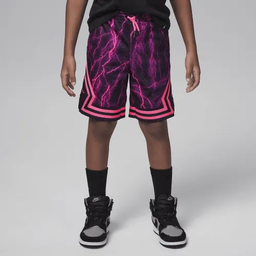Nike Jordan Dri-FIT MJ Diamond Little детские Printed шорты цвет черный