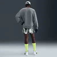 Nike мужские Dri-FIT Fleece Running Crew цвет серый