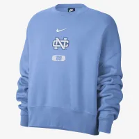 UNC женская Nike College Crew-Neck свитшот синий