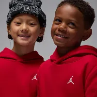 Nike Jordan Brooklyn Fleece Little дитячі 2-Piece Pullover Толстовка з капюшоном комплект колір червоний