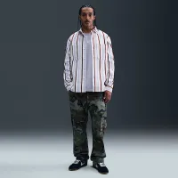 Nike SB Woven Long-Sleeve Skate Top цвет белый