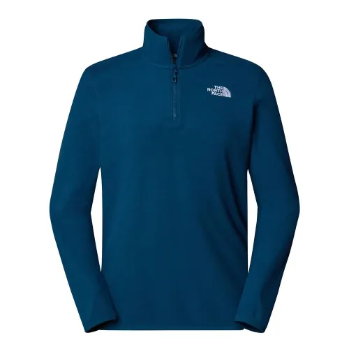 Кофта/футболка The North Face 100 Glacier 1/4 Zip Fleece 0A855W1NO1 - Синяя