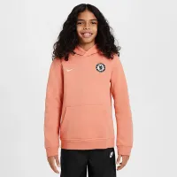 Chelsea FC Club Special Edition Big детские (для мальчиков) Nike Soccer Pullover Толстовка с капюшоном Orange