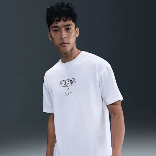 Nike Sportswear Solo Swoosh футболка колір білий