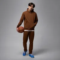Nike Jordan Sport Hoop Fleece мужские Dri-FIT Full-Zip Толстовка с капюшоном цвет коричневый