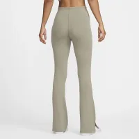 Nike Sportswear Chill Knit женская Tight Mini-Rib Flaцвет красный лосины цвет зеленый