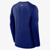 Los Angeles Dodgers Authentic Collection Game Time мужские Nike Dri-FIT MLB Pullover Crew синий