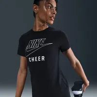 Nike Swoosh женская Cheer футболка цвет черный