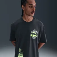 Nike SB Max90 Skate футболка колір чорний