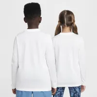 Nike Legend Big детские Dri-FIT Long-Sleeve футболка цвет белый
