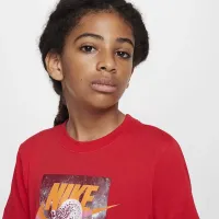 Nike Sportswear Big детские футболка цвет красный