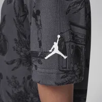 Nike Jordan Dri-FIT Big детские Sports Sketch футболка цвет серый
