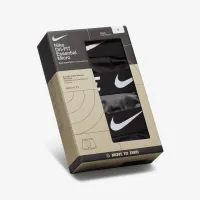 Nike Essentials Big дитячі Dri-FIT труси (3 пари) колір чорний