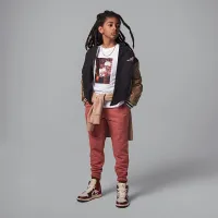 Nike Jordan Big детские MJ Photo футболка цвет белый