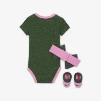 Nike Swoosh Spirit Baby 3-Piece Boxed комплект колір зелений