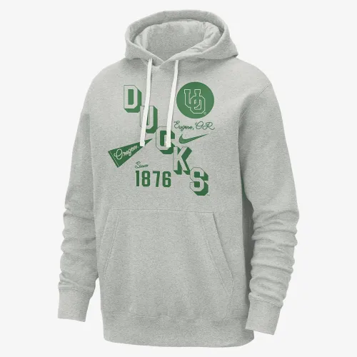 Oregon Club чоловічі Nike College Толстовка з капюшоном колір коричневий